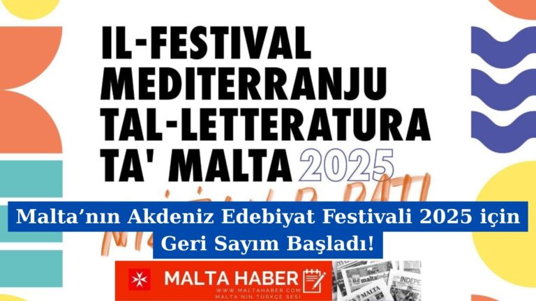 Malta’nın Akdeniz Edebiyat Festivali 2025 için Geri Sayım Başladı!