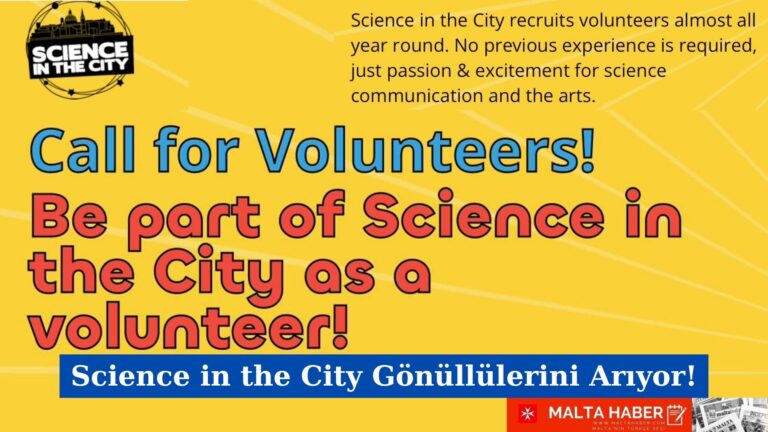 Science in the City Gönüllülerini Arıyor!