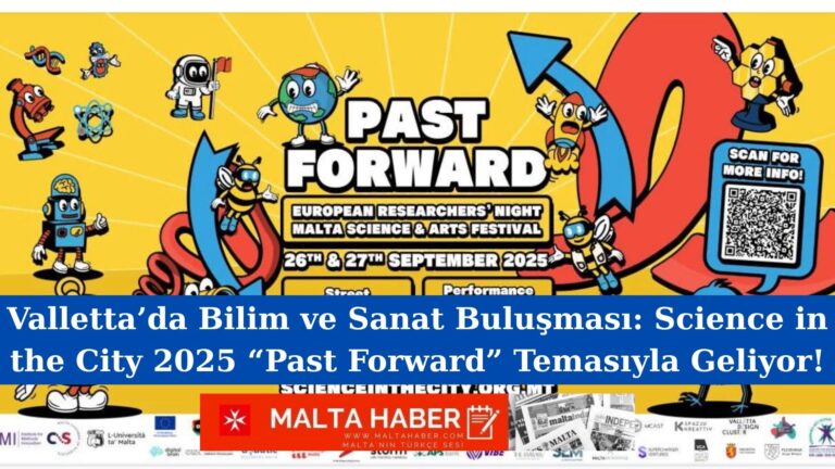 Valletta’da Bilim ve Sanat Buluşması: Science in the City 2025 “Past Forward” Temasıyla Geliyor!