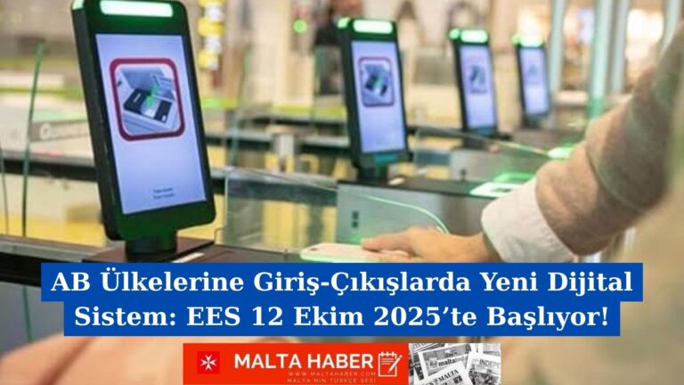 AB Ülkelerine Giriş-Çıkışlarda Yeni Dijital Sistem: EES 12 Ekim 2025’te Başlıyor!