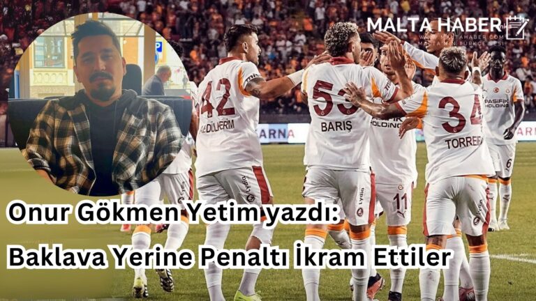 Baklava Yerine Penaltı İkram Ettiler