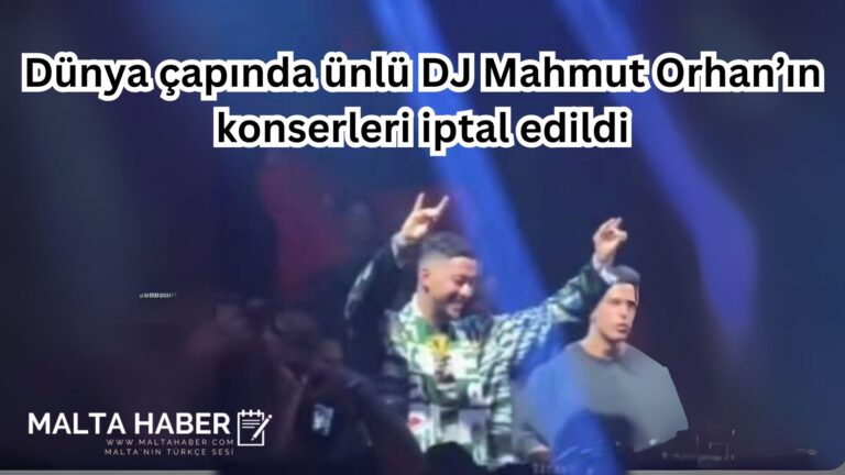 Dünya çapında ünlü DJ Mahmut Orhan’ın konserleri iptal edildi
