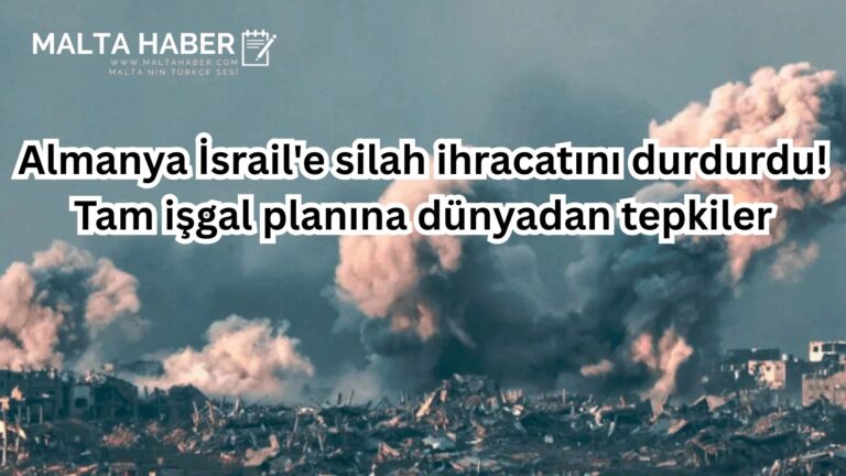 Almanya İsrail’e silah ihracatını durdurdu! Tam işgal planına dünyadan tepkiler