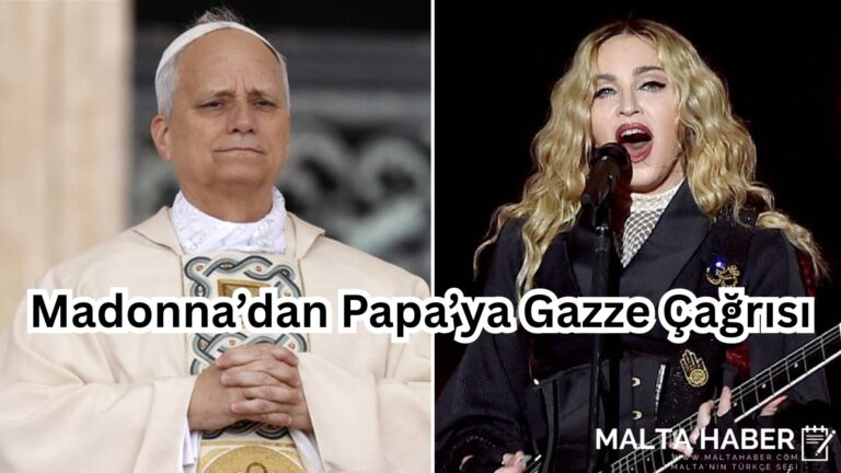 Madonna’dan Papa’ya Gazze Çağrısı