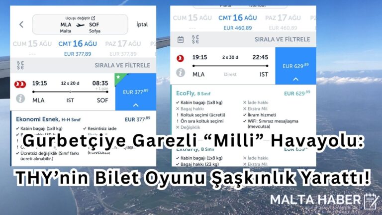 Gurbetçiye Garezli “Milli” Havayolu: THY’nin Bilet Oyunu Şaşkınlık Yarattı!