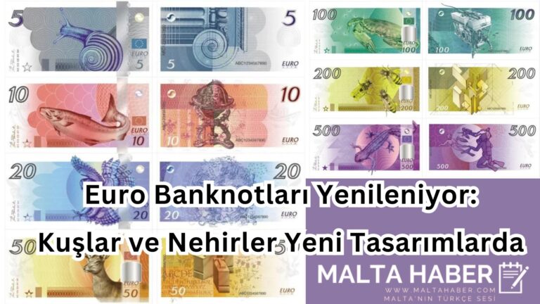Euro Banknotları Yenileniyor: Kuşlar ve Nehirler Yeni Tasarımlarda
