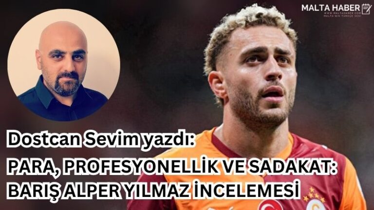 PARA, PROFESYONELLİK VE SADAKAT: BARIŞ ALPER YILMAZ İNCELEMESİ