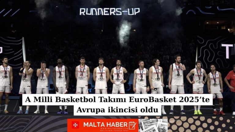 A Milli Basketbol Takımı EuroBasket 2025’te Avrupa ikincisi oldu