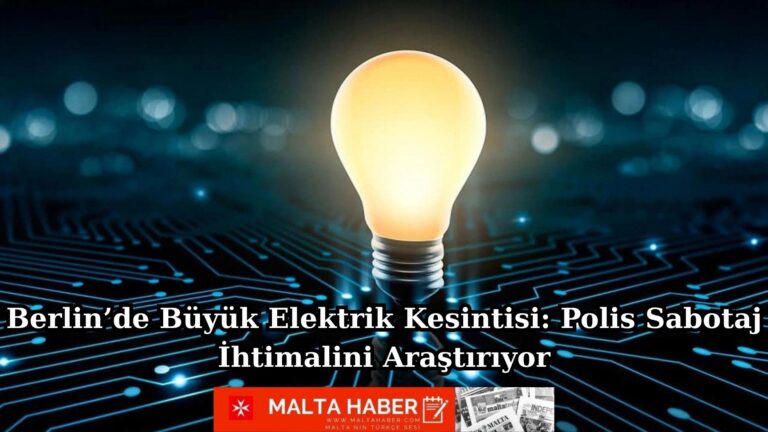 Berlin’de Büyük Elektrik Kesintisi: Polis Sabotaj İhtimalini Araştırıyor