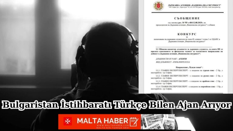 Bulgaristan İstihbaratı Türkçe Bilen Ajan Arıyor