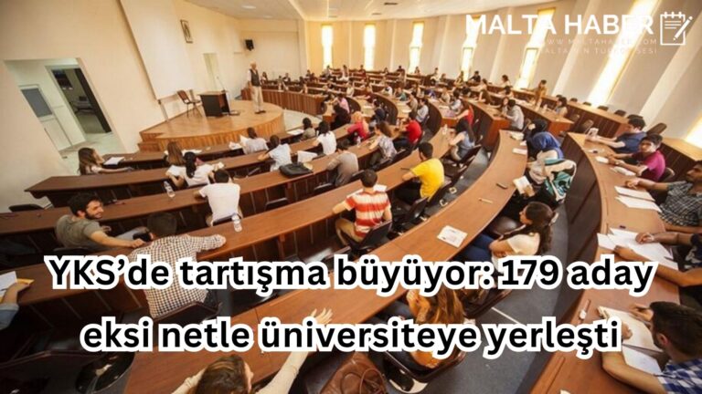 YKS’de tartışma büyüyor: 179 aday eksi netle üniversiteye yerleşti