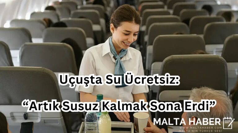 Uçuşta Su Ücretsiz: “Artık Susuz Kalmak Sona Erdi”