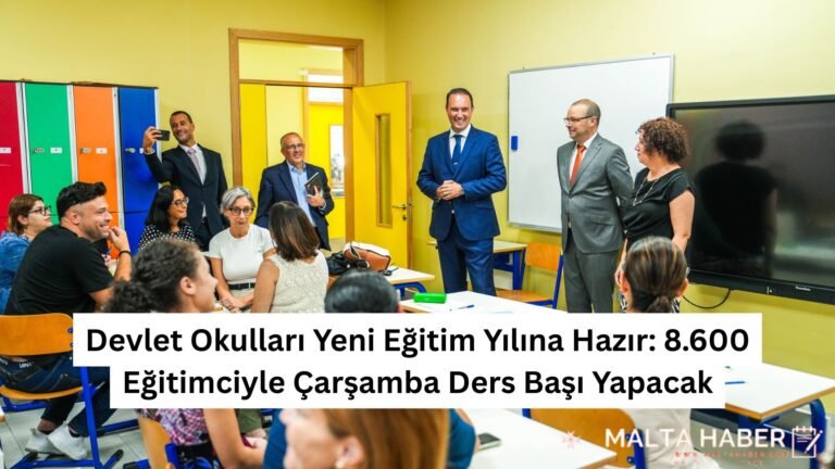 Devlet Okulları Yeni Eğitim Yılına Hazır: 8.600 Eğitimciyle Çarşamba Ders Başı Yapacak