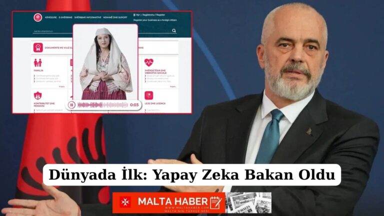 Dünyada İlk: Yapay Zeka Bakan Oldu