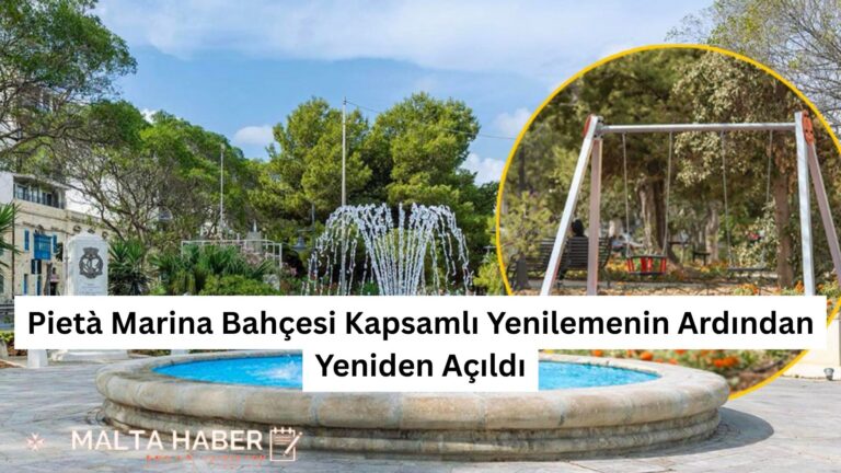 Pietà Marina Bahçesi Kapsamlı Yenilemenin Ardından Yeniden Açıldı