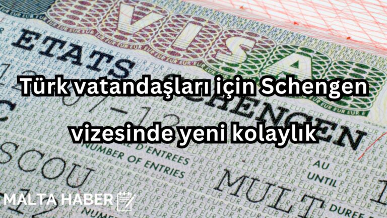 Türk vatandaşları için Schengen vizesinde yeni kolaylık