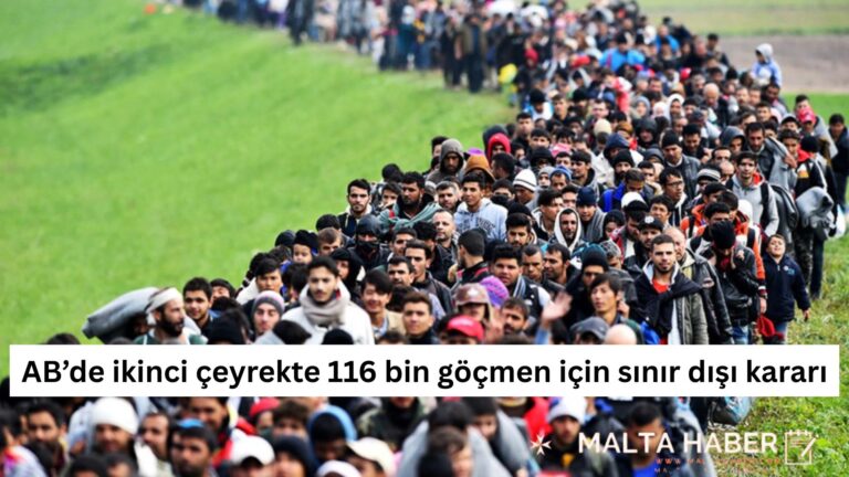 AB’de İkinci Çeyrekte 116 bin Göçmen İçin Sınır Dışı Kararı