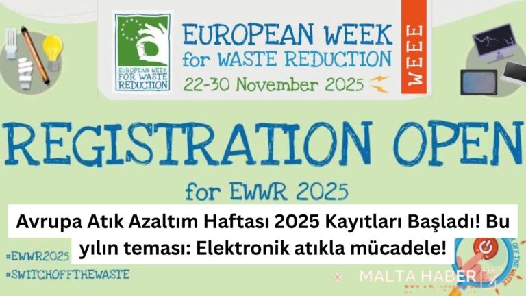 Avrupa Atık Azaltım Haftası 2025 Kayıtları Başladı! Bu yılın teması: Elektronik atıkla mücadele!
