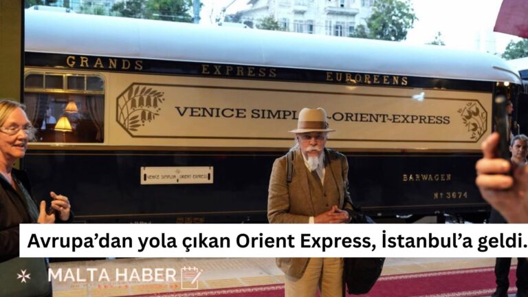 Avrupa’dan yola çıkan Orient Express, İstanbul’a geldi.