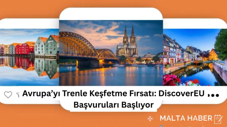 Avrupa’yı Trenle Keşfetme Fırsatı: DiscoverEU Başvuruları Başlıyor