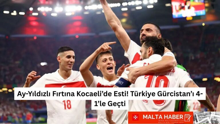 Ay-Yıldızlı Fırtına Kocaeli’de Esti! Türkiye Gürcistan’ı 4-1’le Geçti