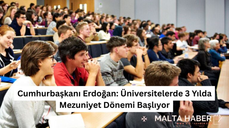 Cumhurbaşkanı Erdoğan: Üniversitelerde 3 Yılda Mezuniyet Dönemi Başlıyor