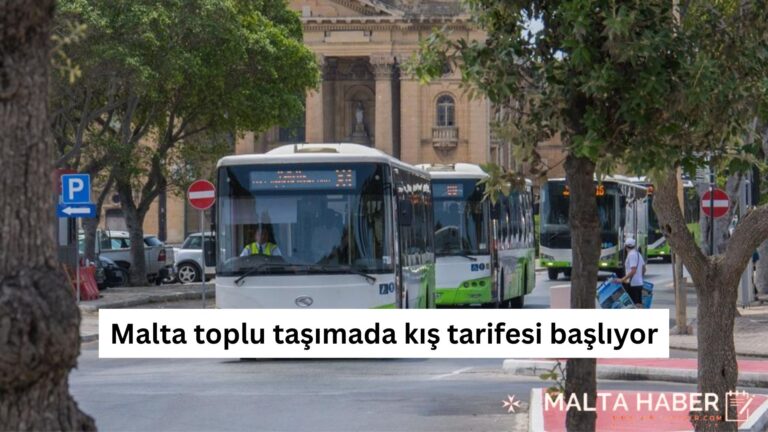 Malta toplu taşımada kış tarifesi başlıyor