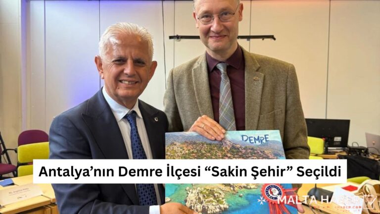 Antalya’nın Demre ilçesi “Sakin Şehir” seçildi