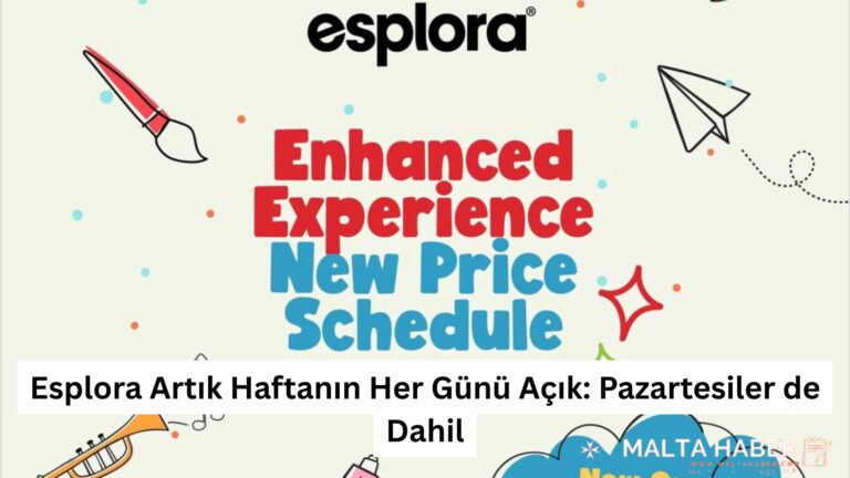 Esplora Artık Haftanın Her Günü Açık: Pazartesiler de Dahil