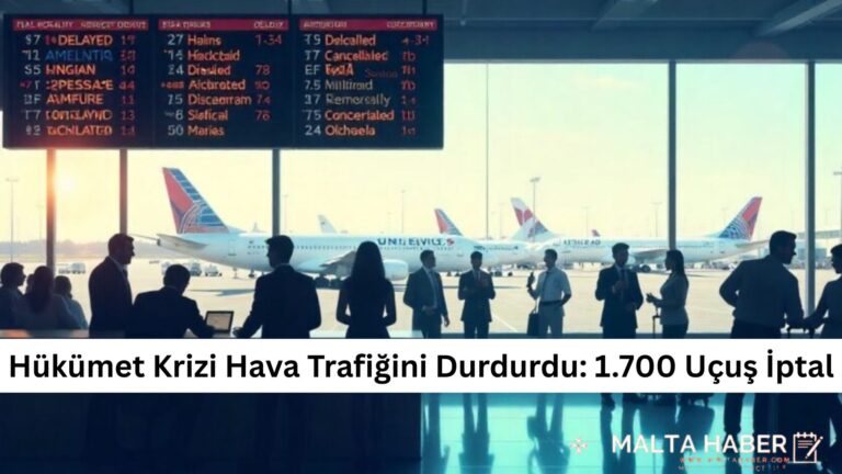 Hükümet Krizi Hava Trafiğini Durdurdu: 1.700 Uçuş İptal