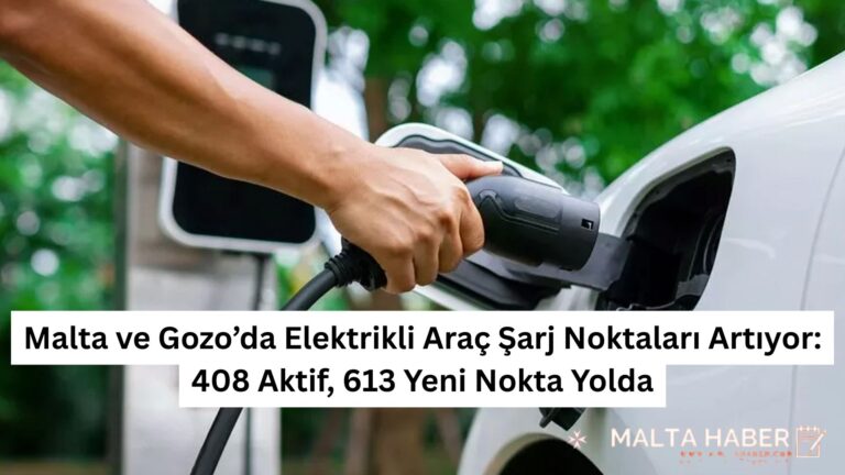 Malta ve Gozo’da Elektrikli Araç Şarj Noktaları Artıyor: 408 Aktif, 613 Yeni Nokta Yolda