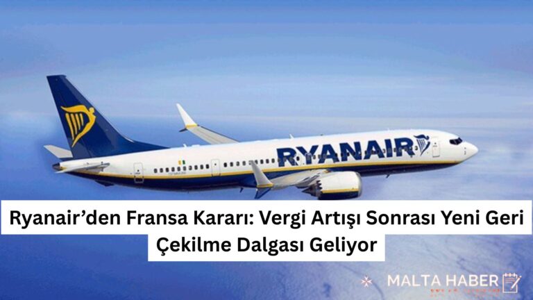 Ryanair’den Fransa Kararı: Vergi Artışı Sonrası Yeni Geri Çekilme Dalgası Geliyor