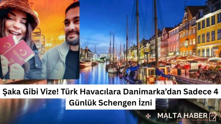 Şaka Gibi Vize! Türk Havacılara Danimarka’dan Sadece 4 Günlük Schengen İzni