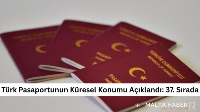 Türk Pasaportunun Küresel Konumu Açıklandı: 37. Sırada