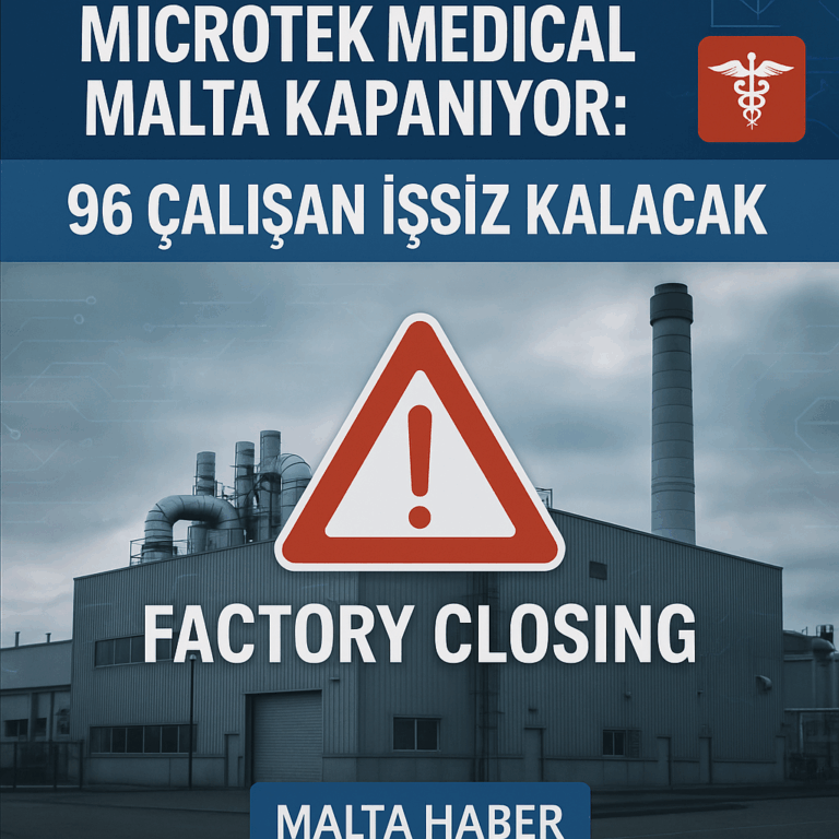 Microtek Medical Malta Kapanıyor: 96 Çalışan İşsiz Kalacak