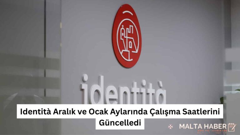 Identità Aralık ve Ocak Aylarında Çalışma Saatlerini Güncelledi