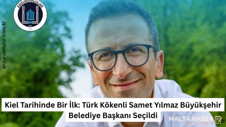 Kiel Tarihinde Bir İlk: Türk Kökenli Samet Yılmaz Büyükşehir Belediye Başkanı Seçildi