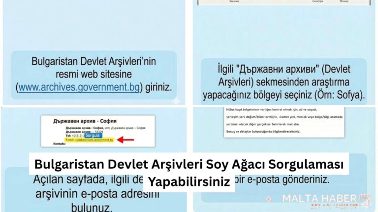 Bulgaristan Devlet Arşivleri Soy Ağacı Sorgulaması Yapabilirsiniz