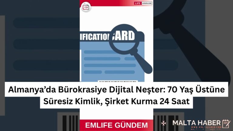 Almanya’da Bürokrasiye Dijital Neşter: 70 Yaş Üstüne Süresiz Kimlik, Şirket Kurma 24 Saat