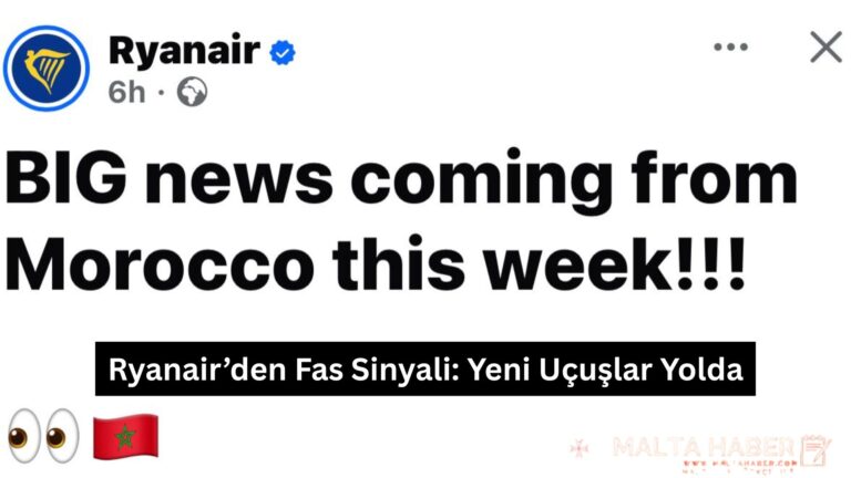 Ryanair’den Fas Sinyali: Yeni Uçuşlar Yolda