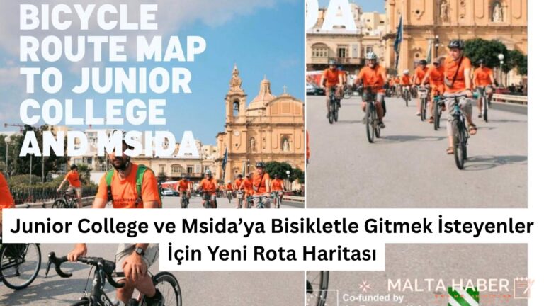 Junior College ve Msida’ya Bisikletle Gitmek İsteyenler İçin Yeni Rota Haritası