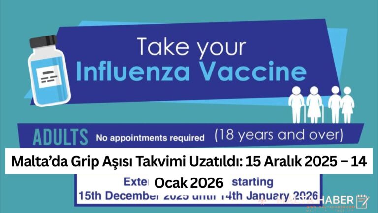 Malta’da Grip Aşısı Takvimi Uzatıldı: 15 Aralık 2025 – 14 Ocak 2026