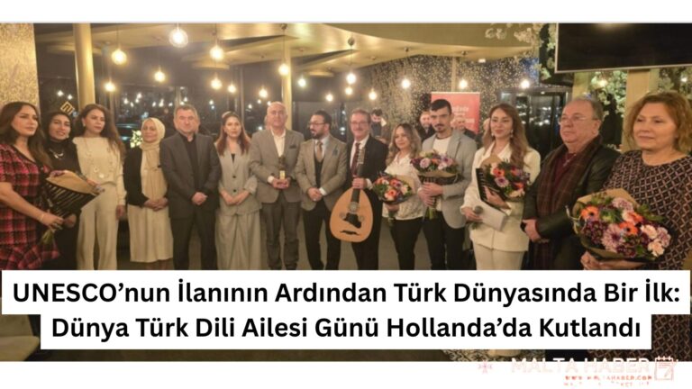 UNESCO’nun İlanının Ardından Türk Dünyasında Bir İlk: Dünya Türk Dili Ailesi Günü Hollanda’da Kutlandı