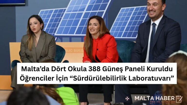 Malta’da Dört Okula 388 Güneş Paneli Kuruldu: Öğrenciler İçin “Sürdürülebilirlik Laboratuvarı”