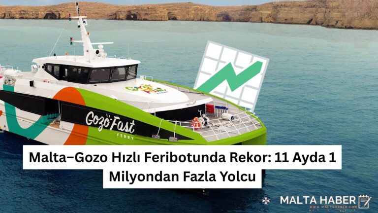 Malta–Gozo Hızlı Feribotunda Rekor: 11 Ayda 1 Milyondan Fazla Yolcu
