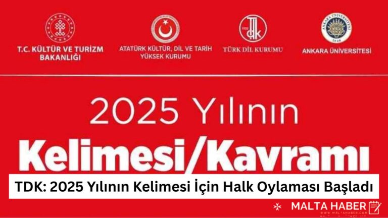 TDK: 2025 Yılının Kelimesi İçin Halk Oylaması Başladı