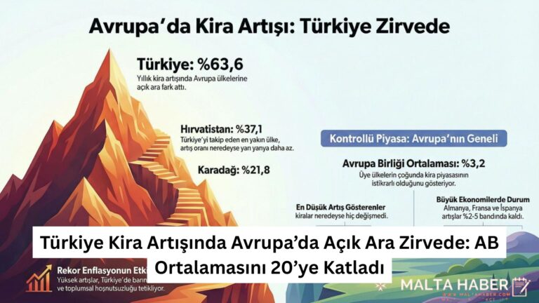 Türkiye Kira Artışında Avrupa’da Açık Ara Zirvede: AB Ortalamasını 20’ye Katladı