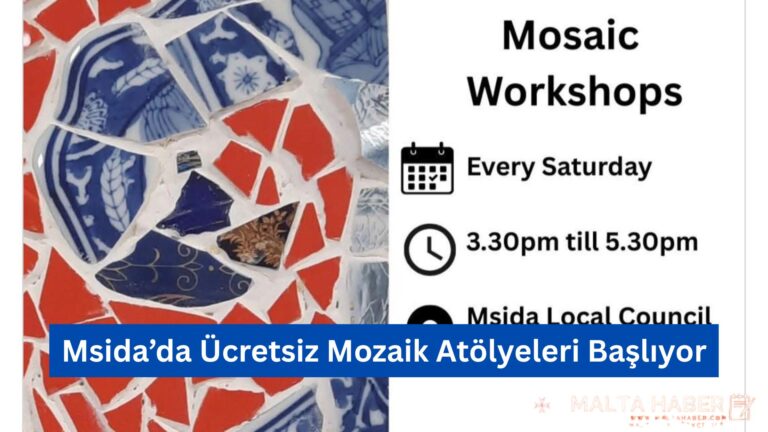 Msida’da Ücretsiz Mozaik Atölyeleri Başlıyor