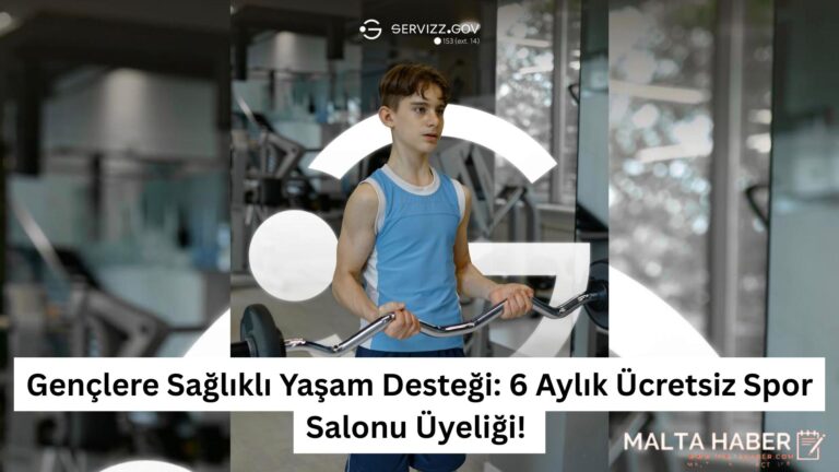 Gençlere Sağlıklı Yaşam Desteği: 6 Aylık Ücretsiz Spor Salonu Üyeliği!