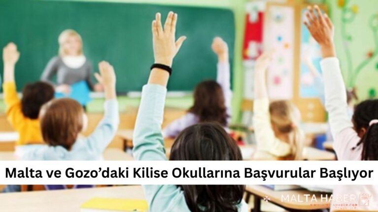 Malta ve Gozo’daki Kilise Okullarına Başvurular Başlıyor